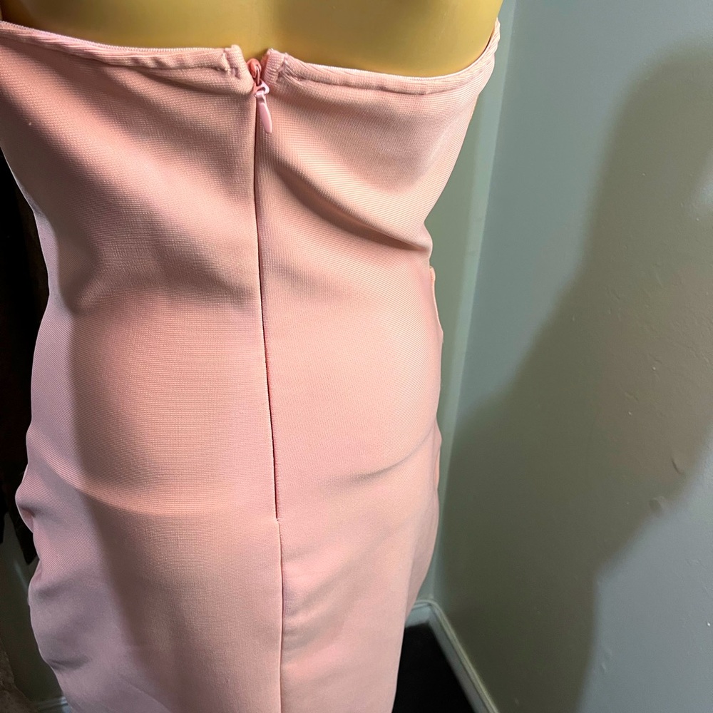 Sexy Mini Birthday Cocktail Dress Women Pink Mini Dress - Picture 13 of 13